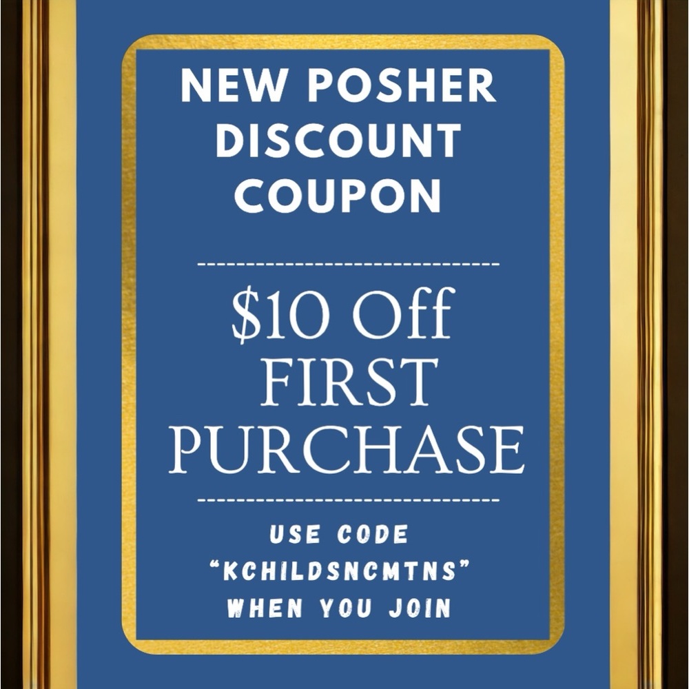 INSTANT SALE SAVINGS $10 DISCOUNT CODE VOUCHER COUPON FOR NEW POSHMARK USERS